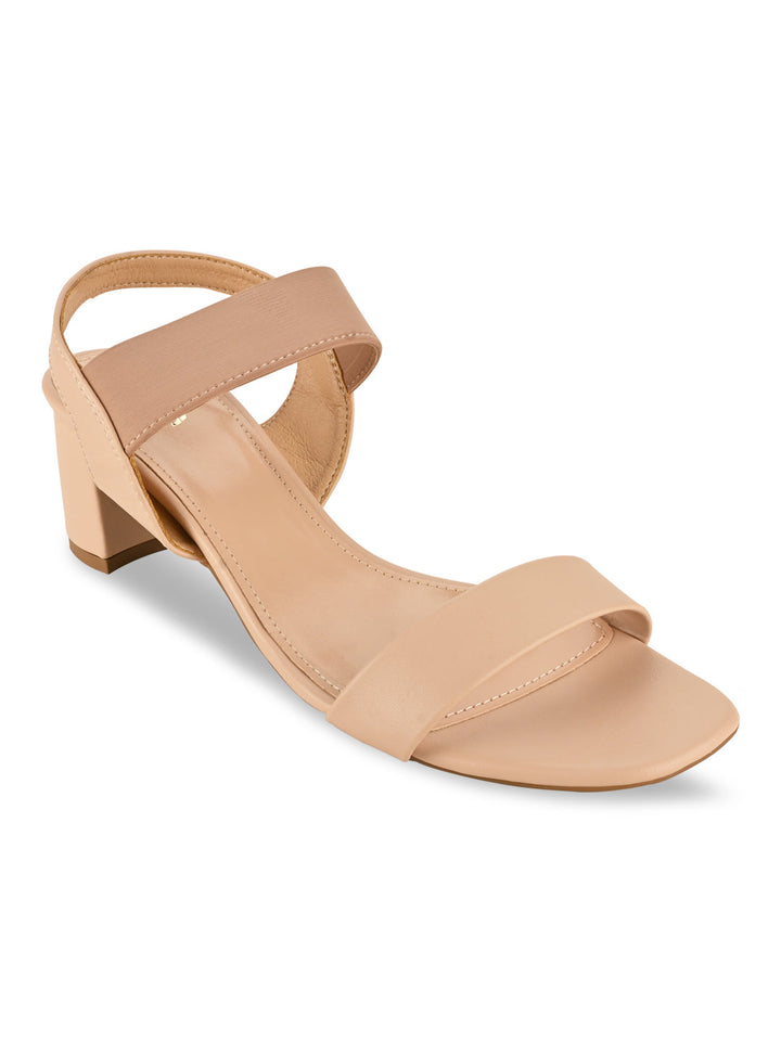 Rocia By Regal Beige Women Block Heel Sandals