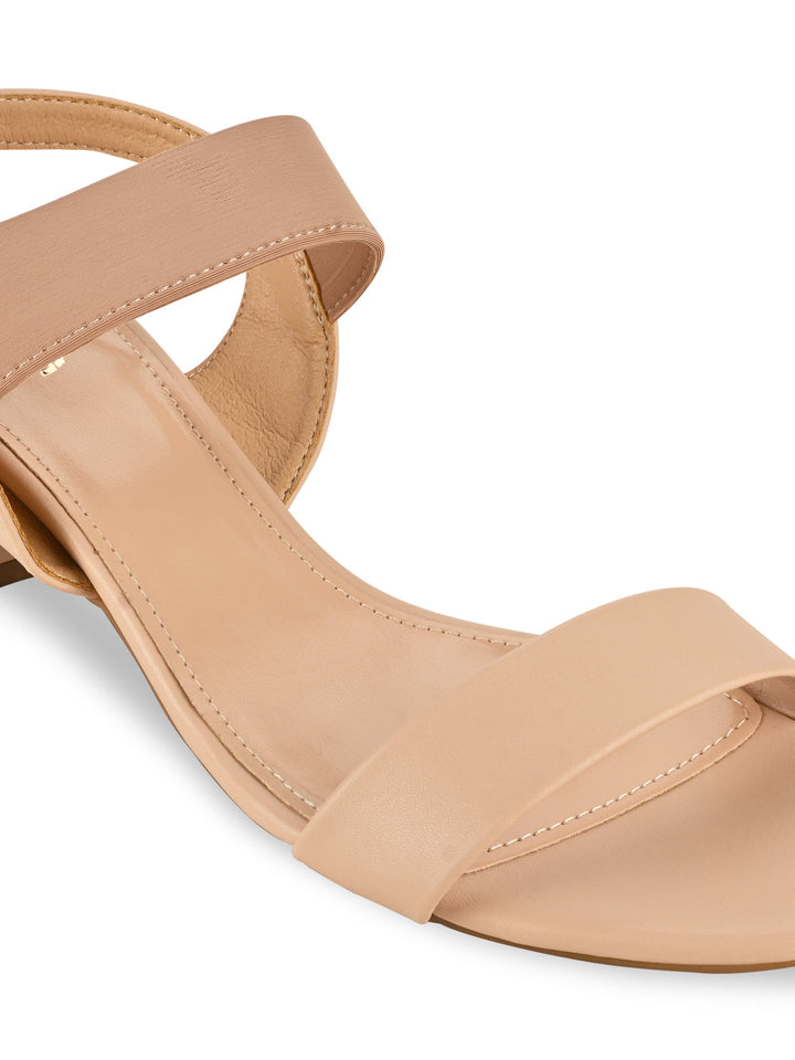 Rocia By Regal Beige Women Block Heel Sandals