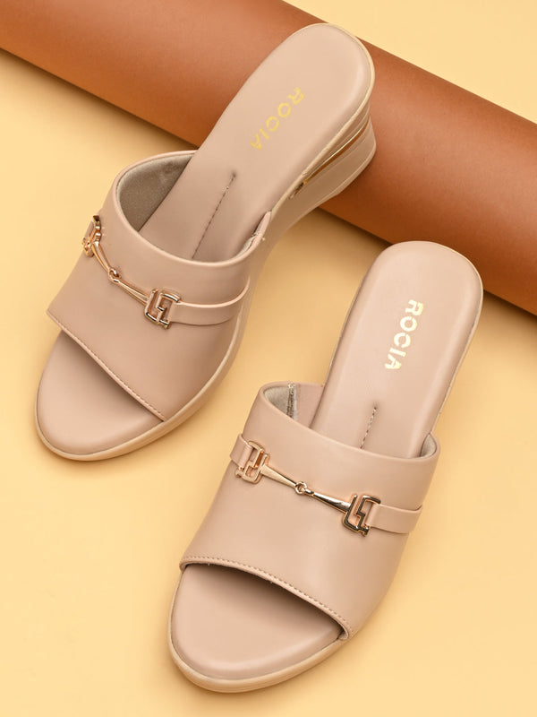Rocia By Regal Beige Women Classy Platforms