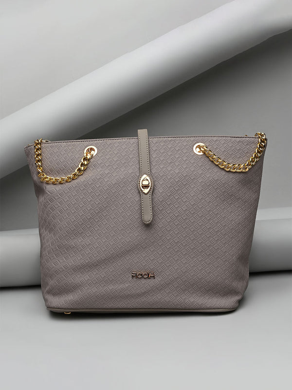 Rocia By Regal Grey Womentextured Tote Bag