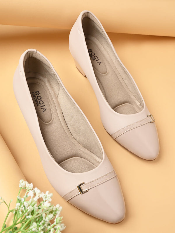 Rocia By Regal Taupe Women Stylish Pumps