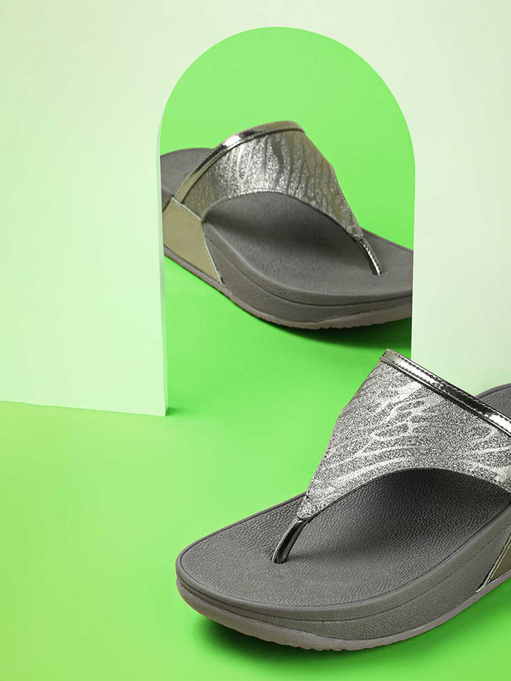 Rocia By Regal Gun Metal Women Casual Flats