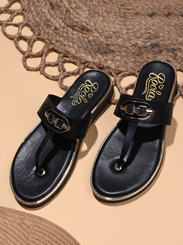 Rocia By Regal Black Women Stylish Flats