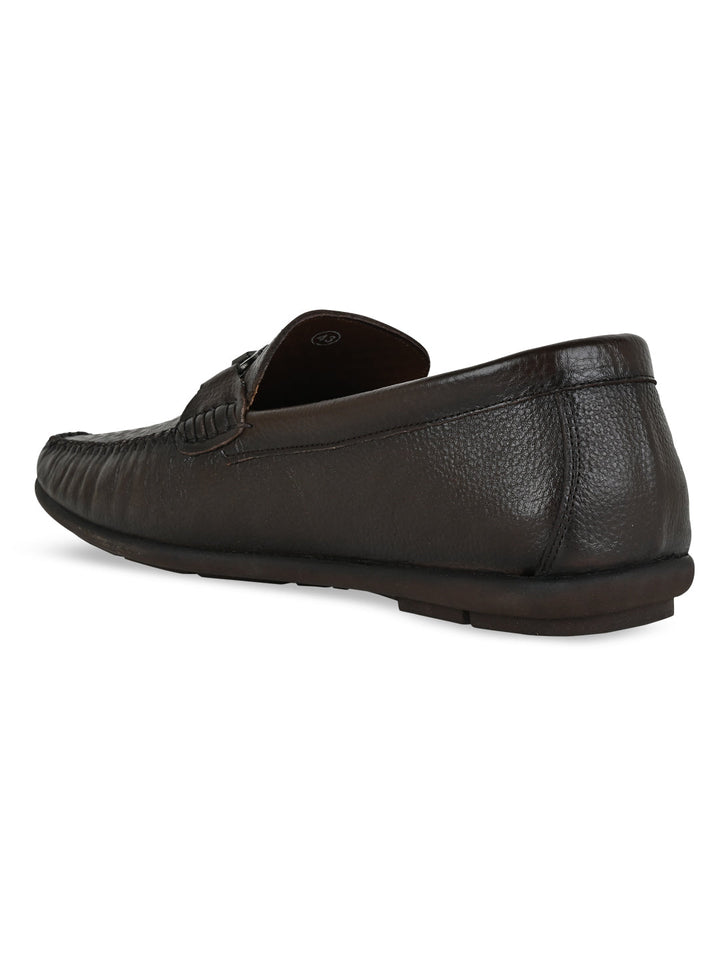 Regal Brown Men Casual Buckled Loafers