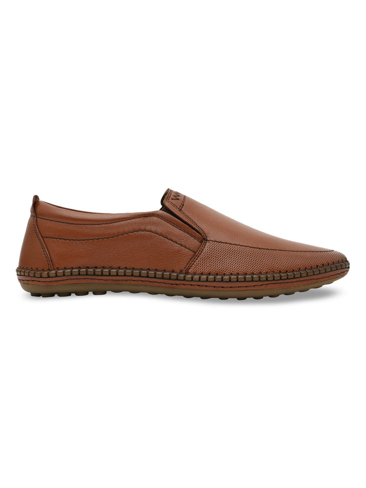 Regal Tan Men Casual Slip Ons