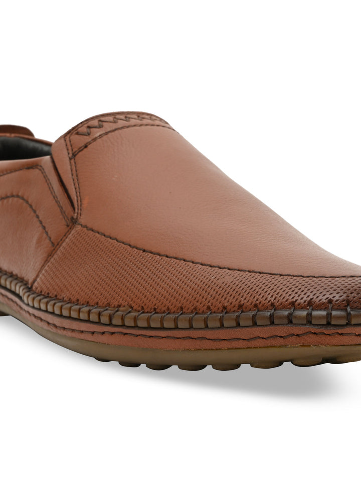 Regal Tan Men Casual Slip Ons