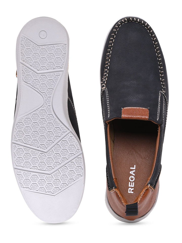 Regal Blue Men Casual Slip Ons
