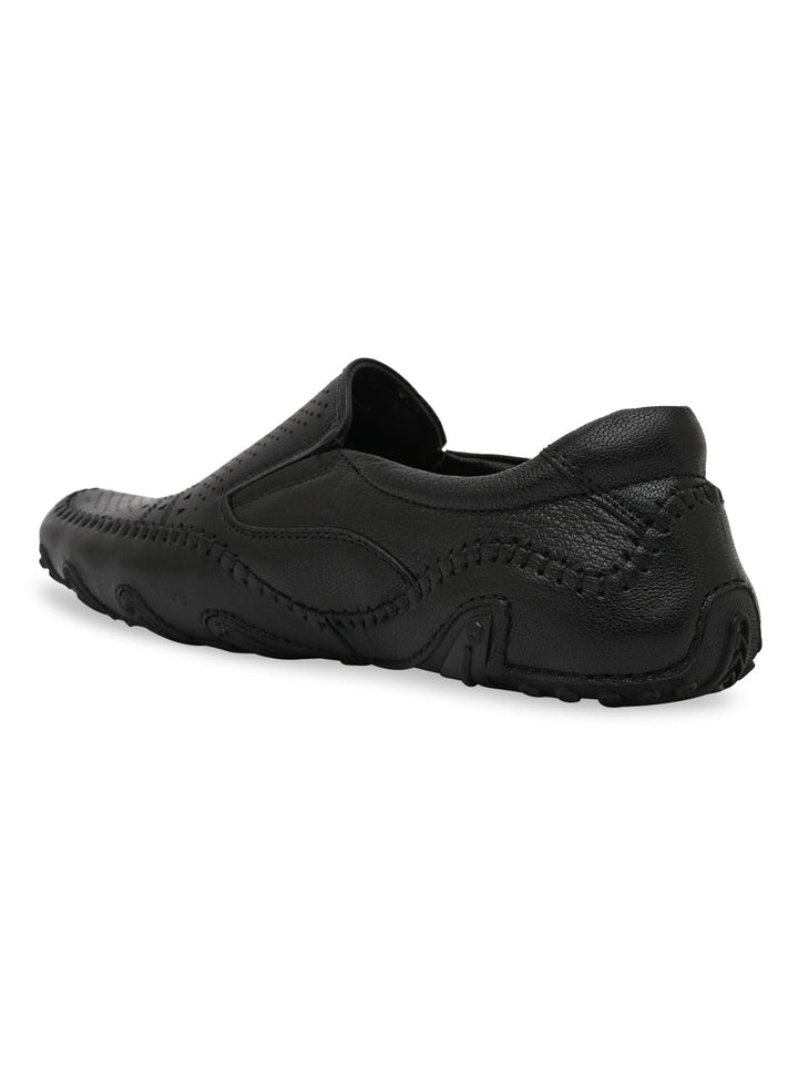 Regal Black Mens Casual Leather Shoes