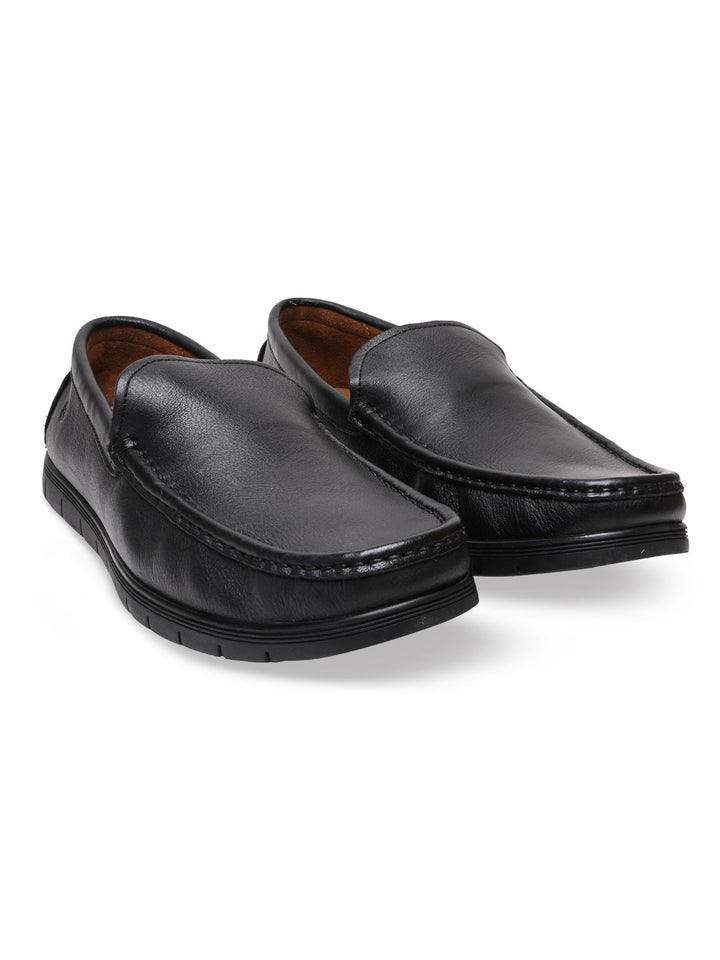 Regal Black Men Casual Driving Loafers