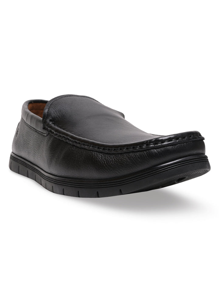 Regal Black Men Casual Driving Loafers
