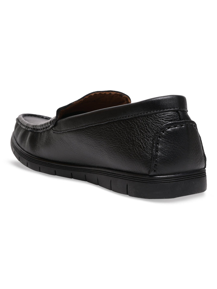 Regal Black Men Casual Driving Loafers