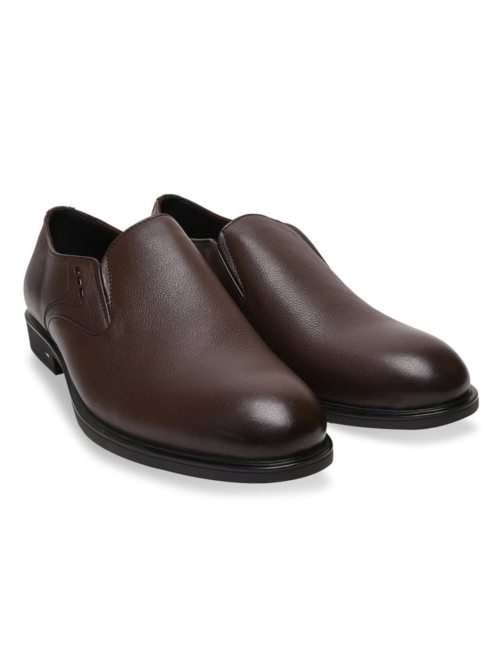 Regal Brown Men Classic Slip Ons