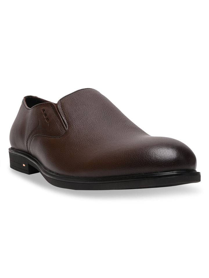 Regal Brown Men Classic Slip Ons