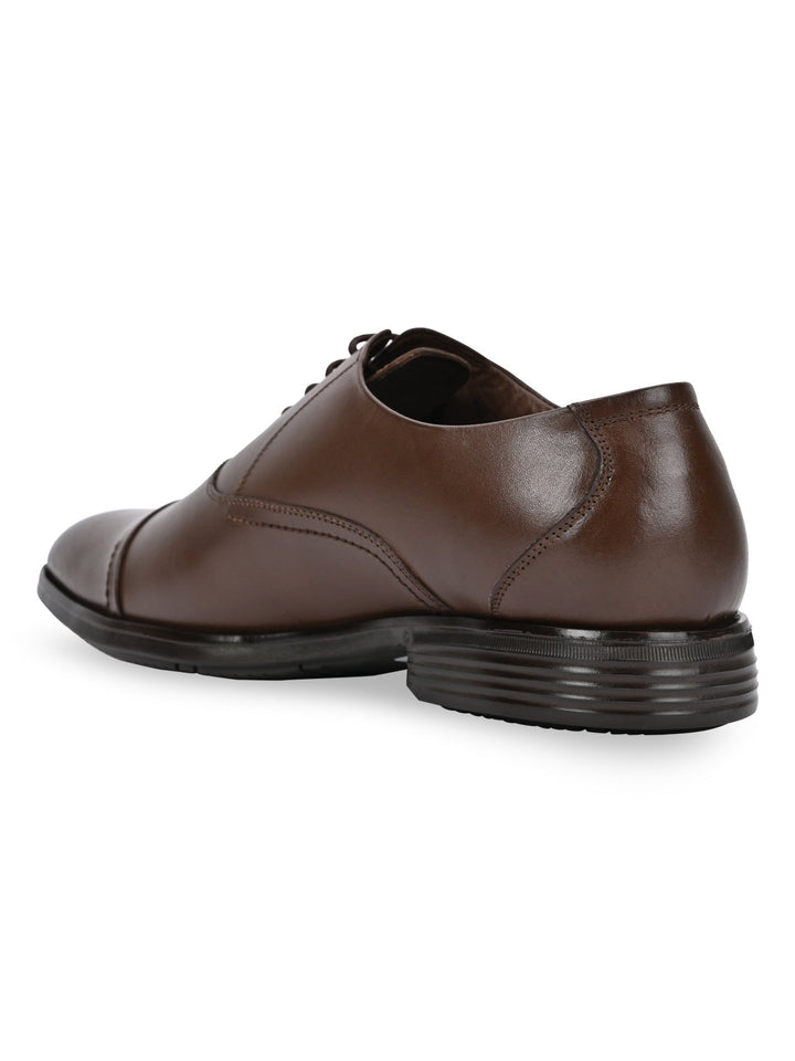 Regal Brown Men Oxford Leather Lace Ups