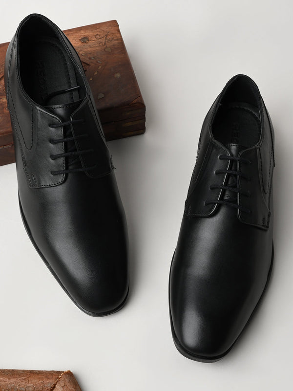Regal Black Men Formal Leather Classic Lace Ups