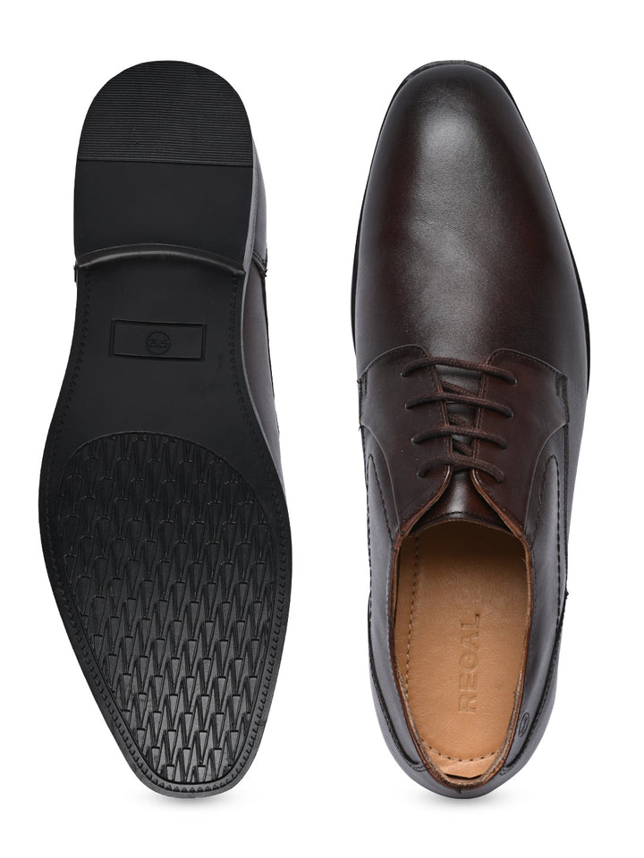 Regal Brown Men Formal Leather Classic Lace Ups