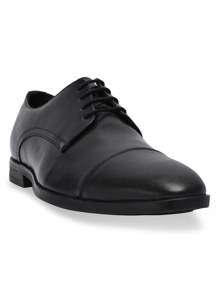 Regal Black Men Leather Formal Oxfords