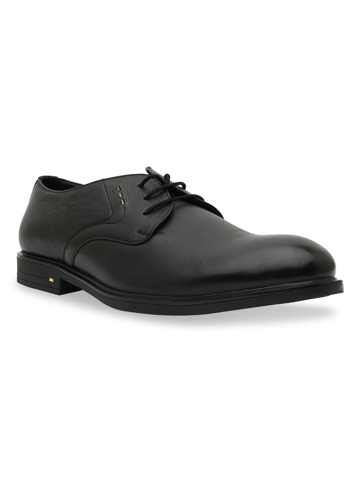 Regal Black Men Classic Office Lace Ups