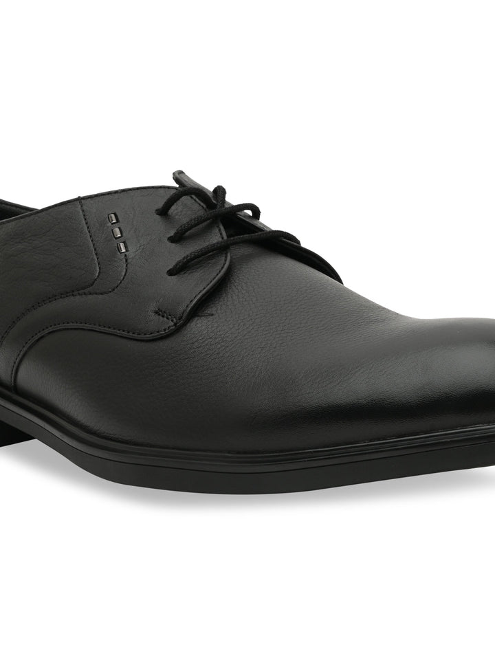 Regal Black Men Classic Office Lace Ups