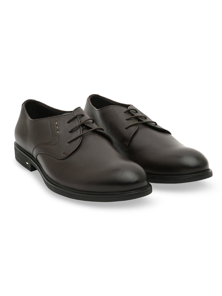 Regal Brown Men Classic Office Lace Ups