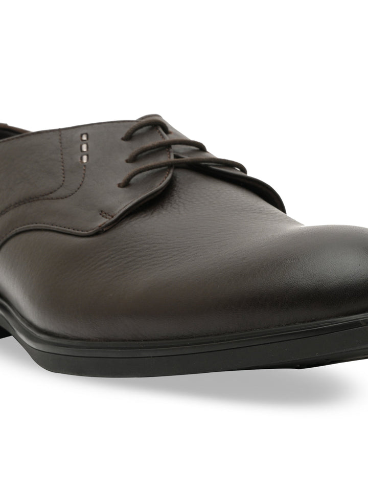 Regal Brown Men Classic Office Lace Ups