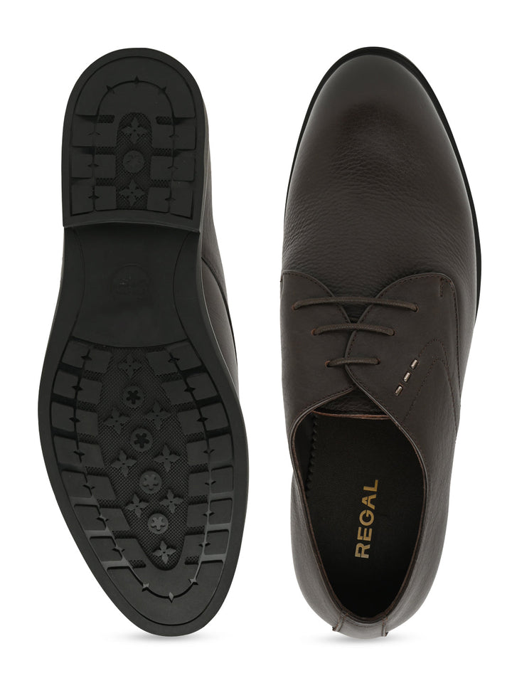 Regal Brown Men Classic Office Lace Ups