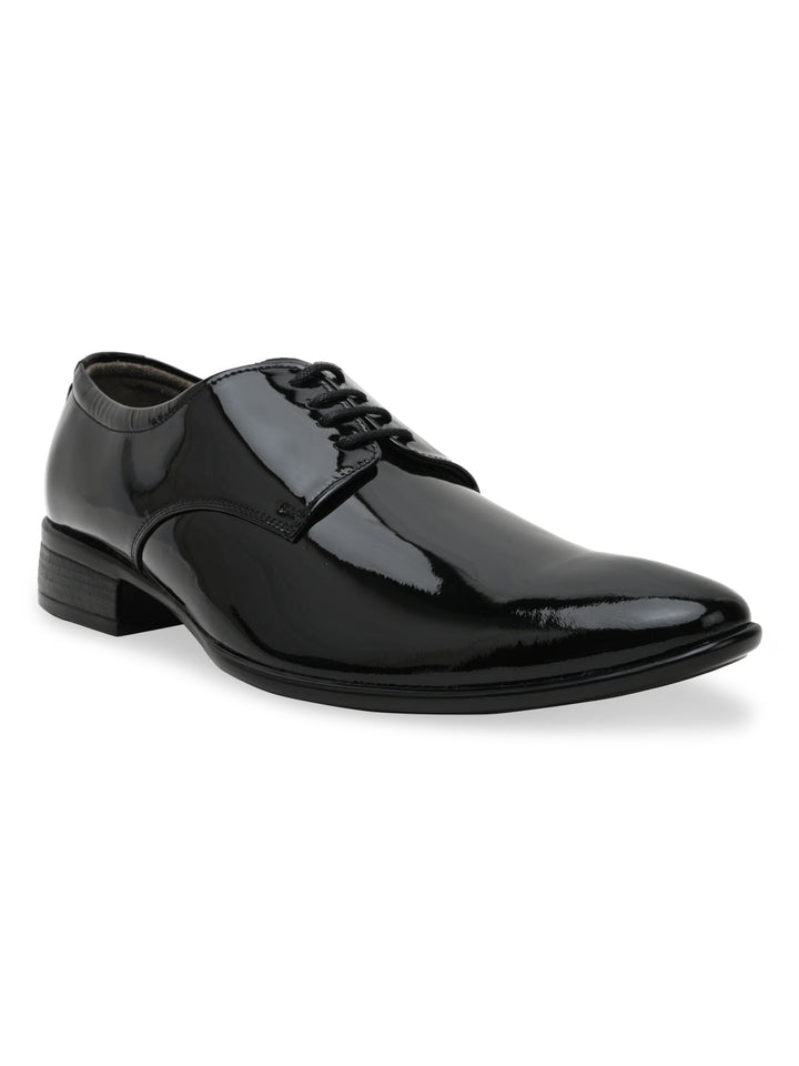 Regal Black Mens Patent Leather Formal Lace Ups