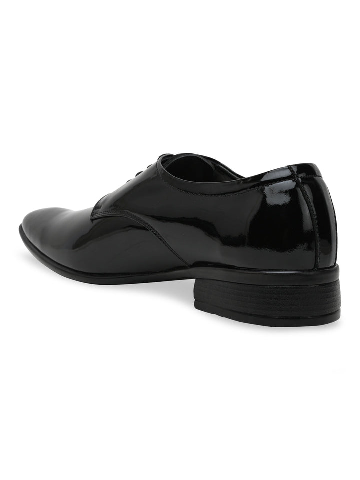 Regal Black Mens Patent Leather Formal Lace Ups