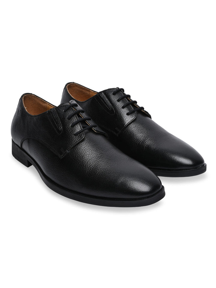 Regal Black Men Classic Leather Formal Lace Ups