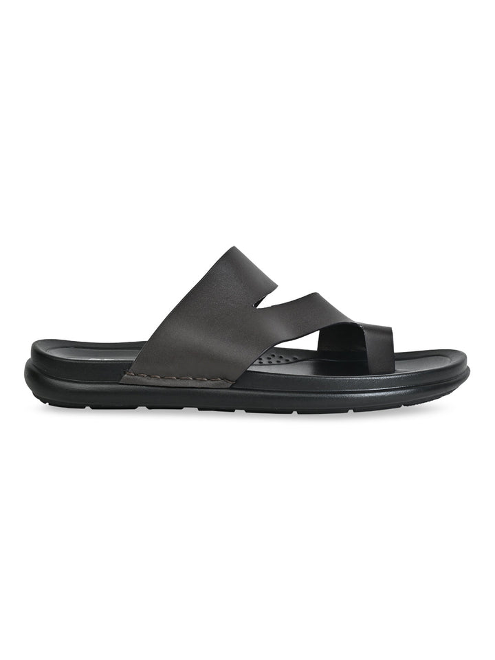 Regal Brown Men Casual Leather Sandals