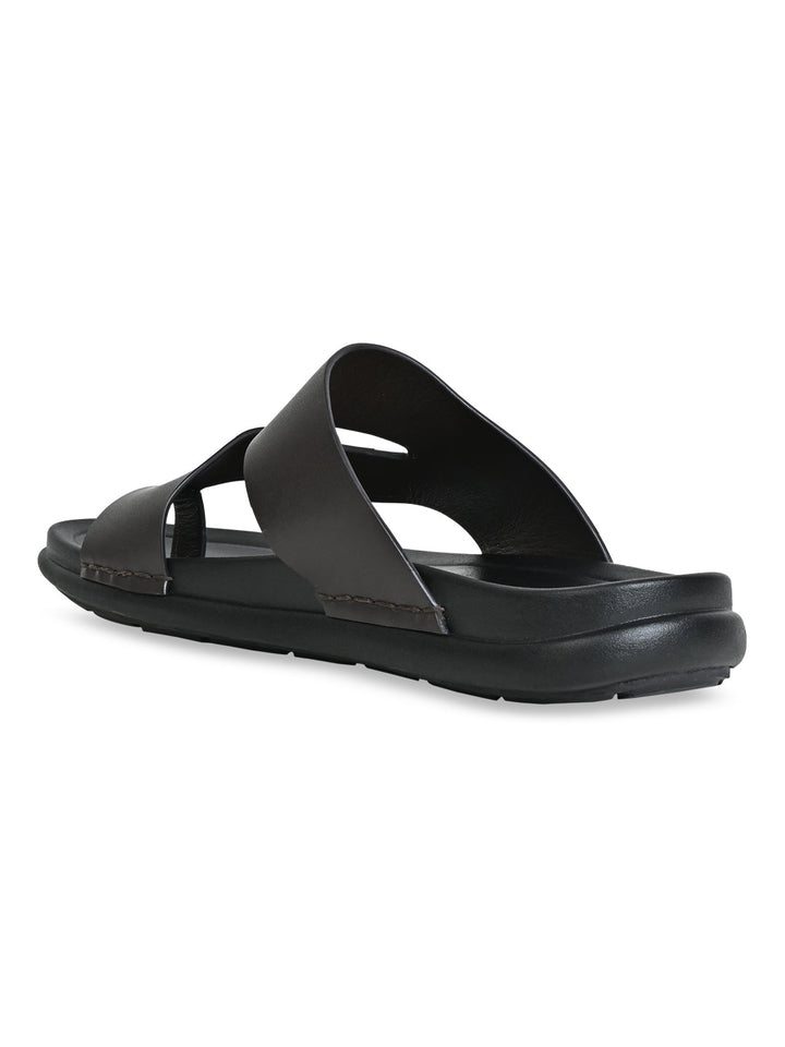 Regal Brown Men Casual Leather Sandals