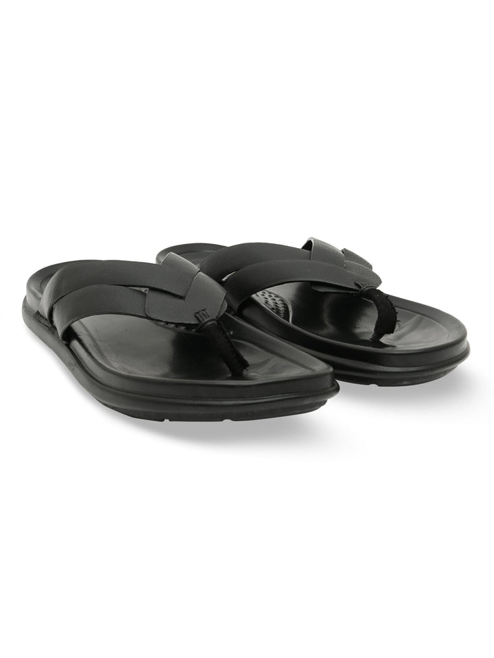 Regal Black Men Casual Sandals