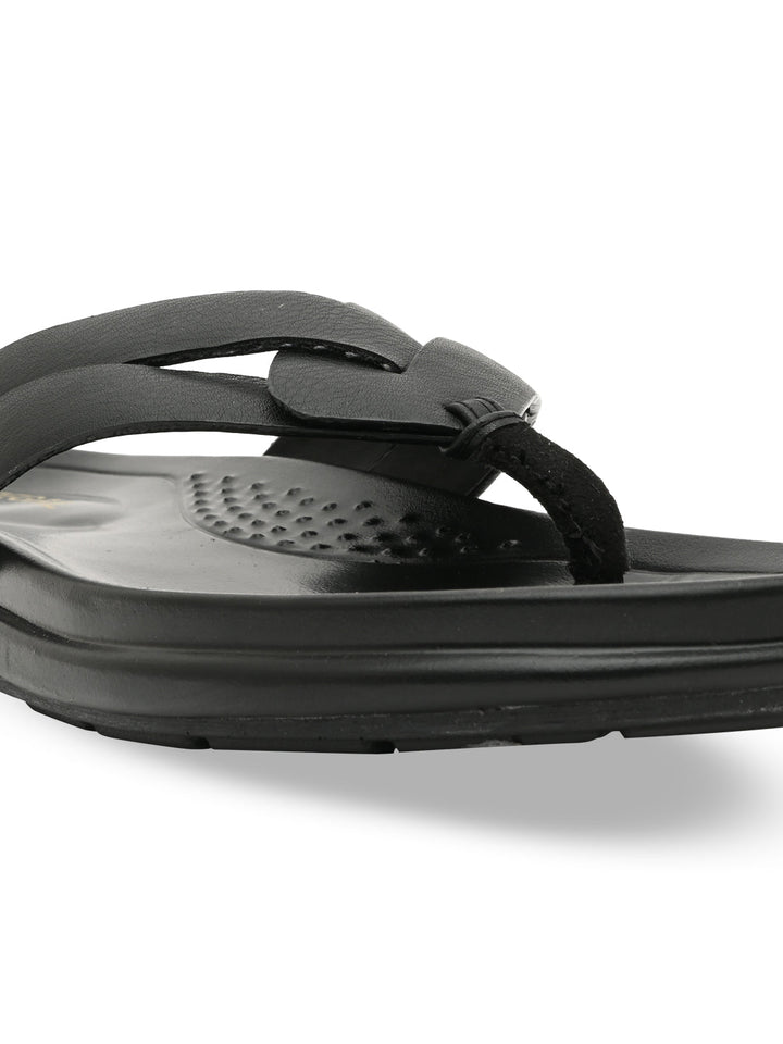 Regal Black Men Casual Sandals