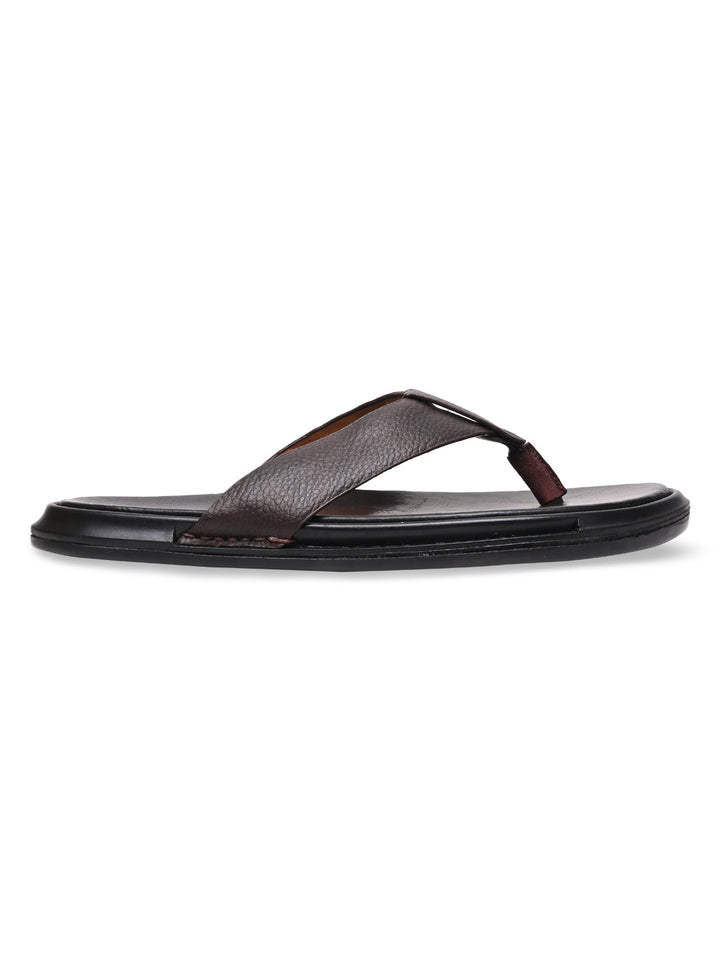 Regal Brown Men Casual Thongs