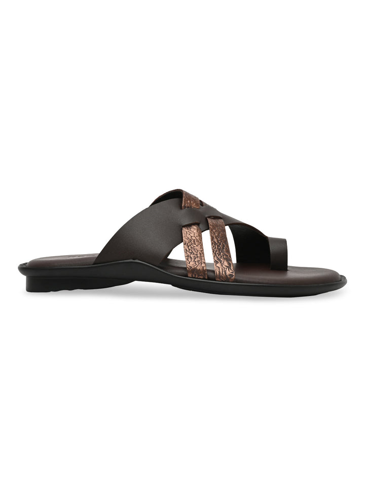 Regal Brown Mens Casual Leather Sandals