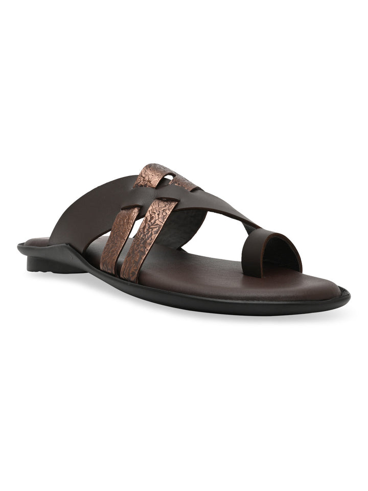 Regal Brown Mens Casual Leather Sandals