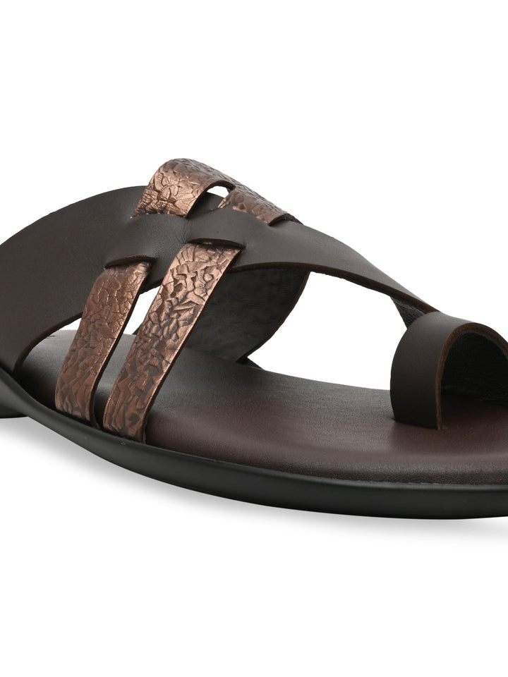 Regal Brown Mens Casual Leather Sandals