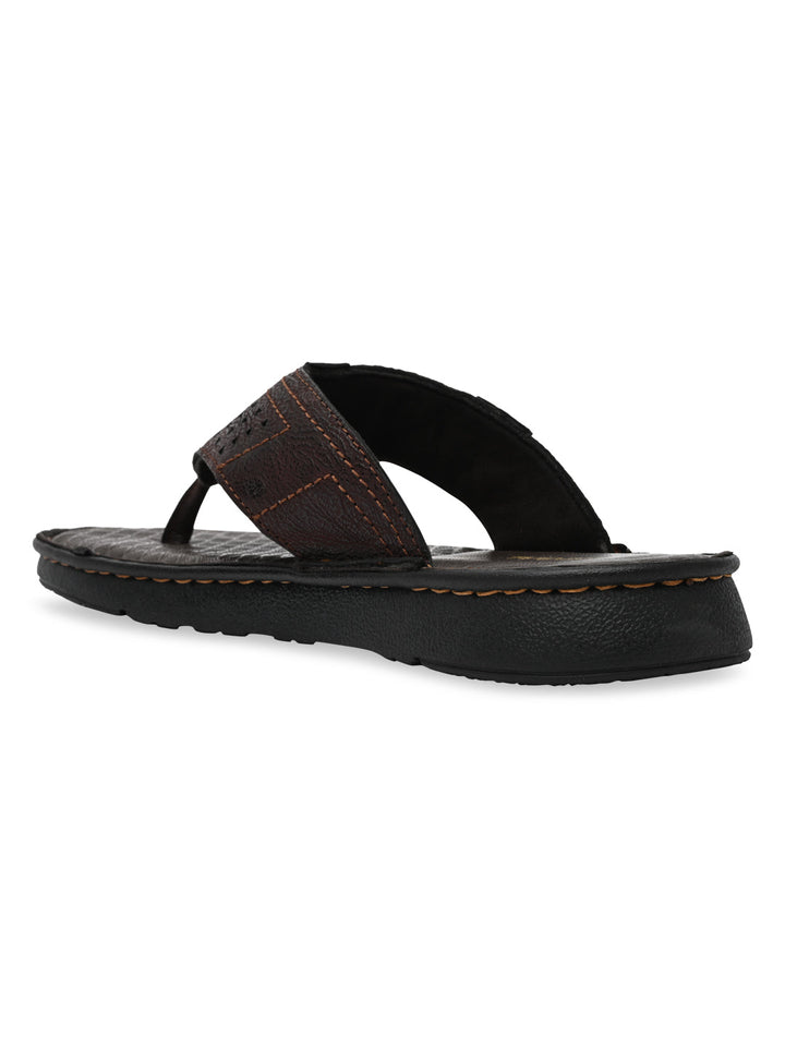Regal Brown Mens Casual Leather Sandals