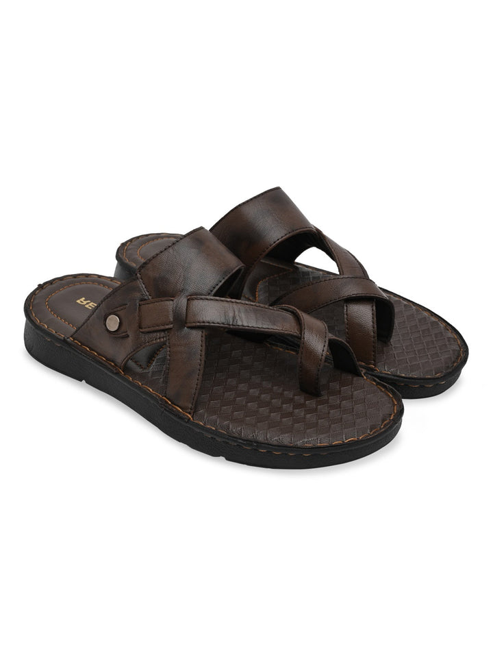 Regal Brown Mens Casual Leather Sandals