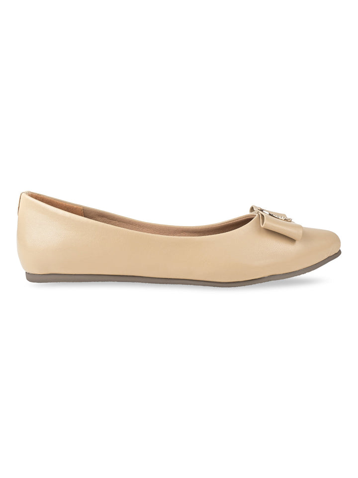Rocia By Regal Beige Women Ballerinas