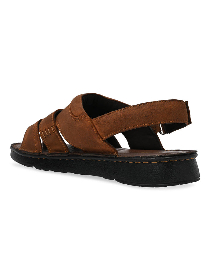 Regal Brown Mens Leather Casual Sandals