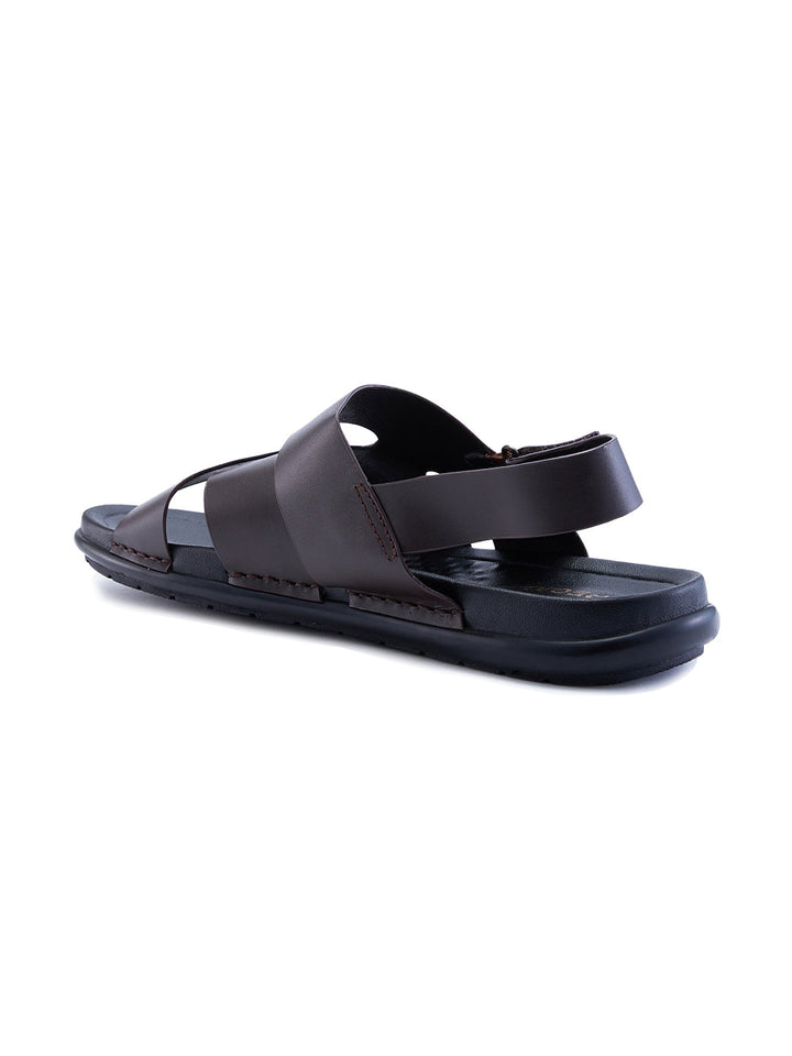 Regal Brown Men Casual Leather Sandals