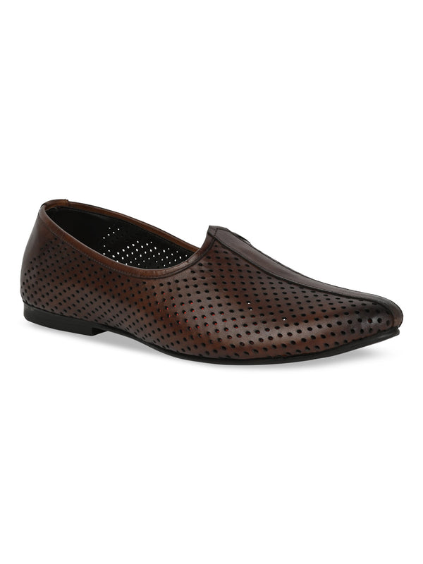 Regal Brown Men Leather Morris