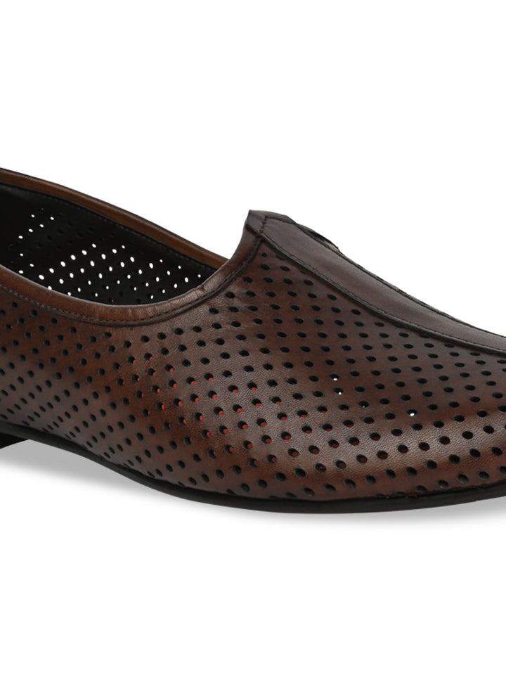 Regal Brown Men Leather Morris