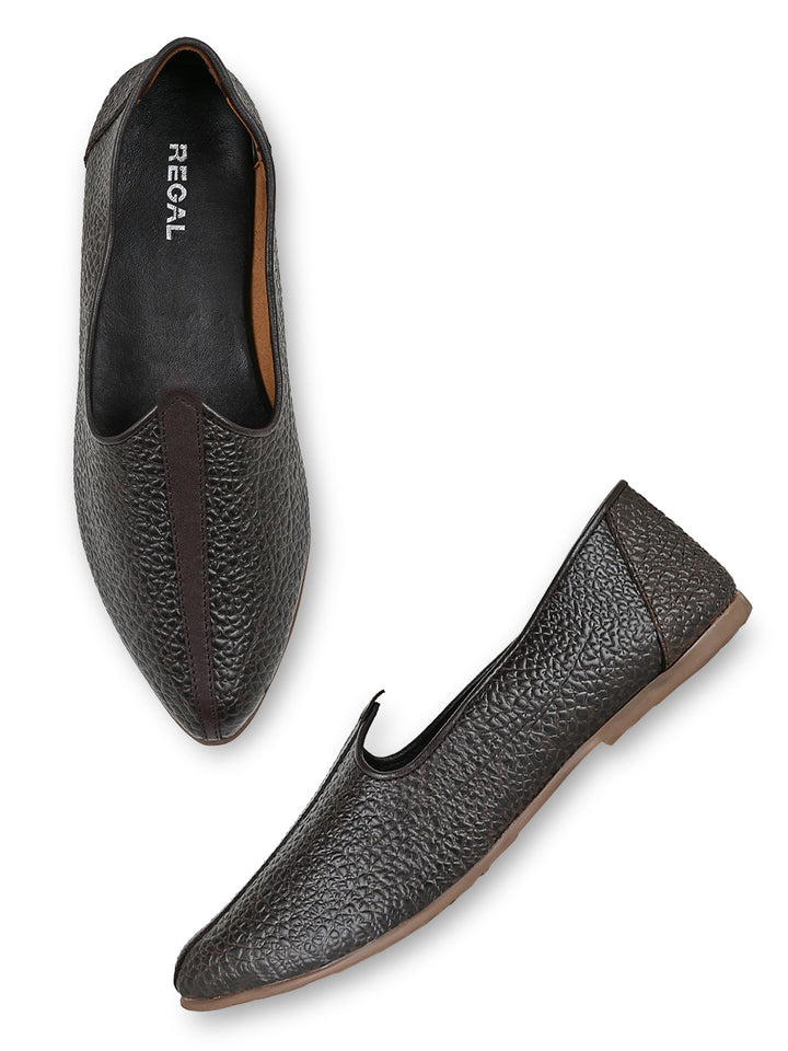 Regal Brown Men Leather Morris