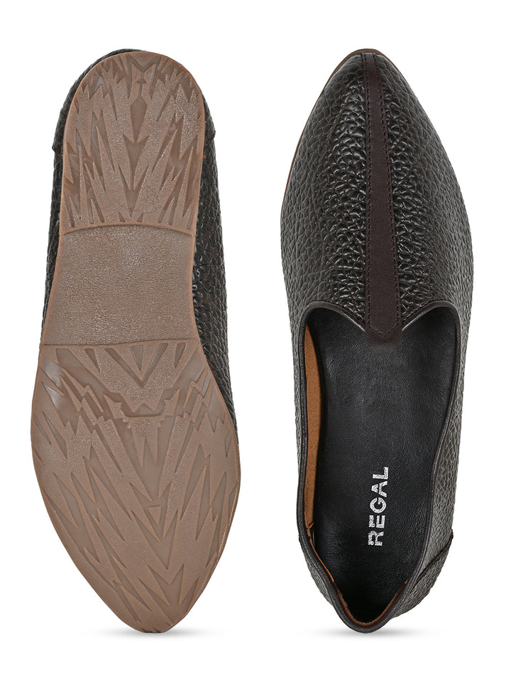 Regal Brown Men Leather Morris