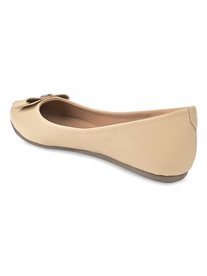 Rocia By Regal Beige Women Ballerinas
