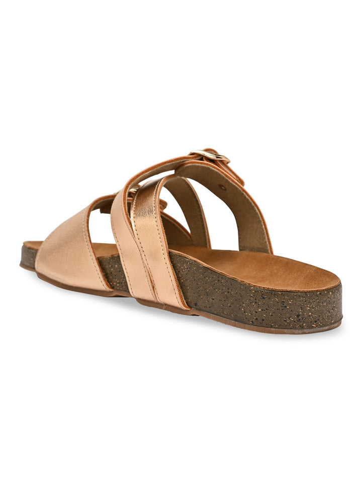 Rocia By Regal Beige Women Casual Slide Flats