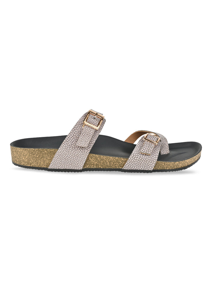 Rocia By Regal Antique Gold Women Casual Flats