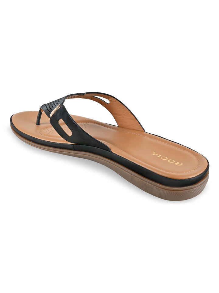 Rocia By Regal Black Women Casual Comfort Flats